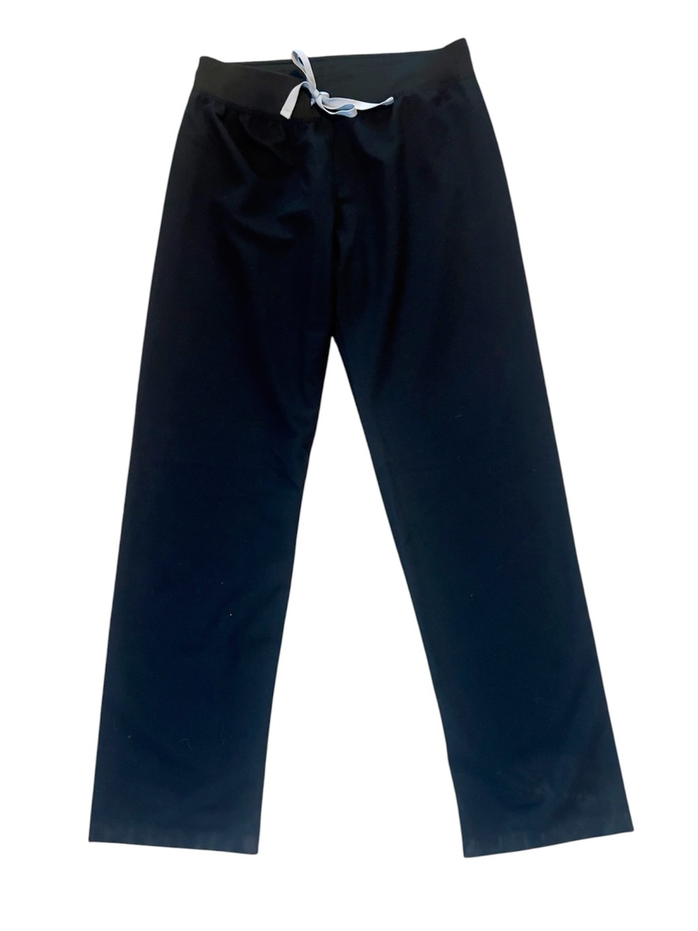FIGS Black Livingston Basic Mid-rise straight leg scrub pants.  Size S